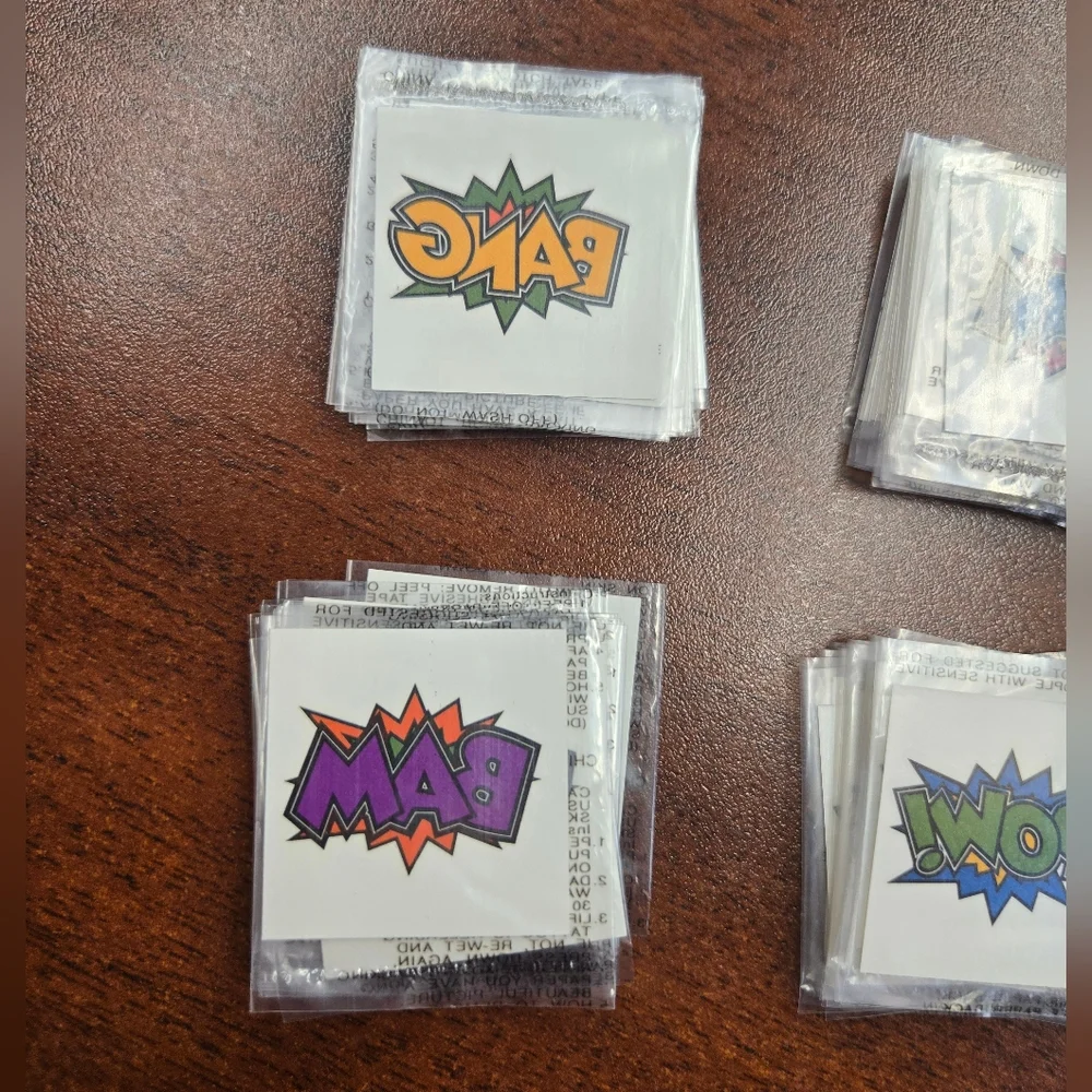 Comic Superhero Stickers & Tattoos